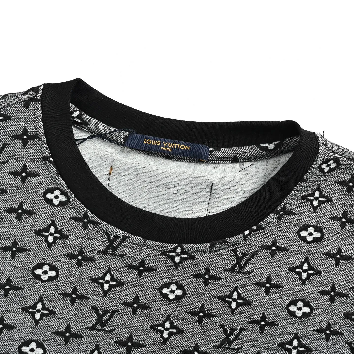 Louis Vuitton/Louis Vuitton 26ss all-over presbyopia jacquard short sleeves